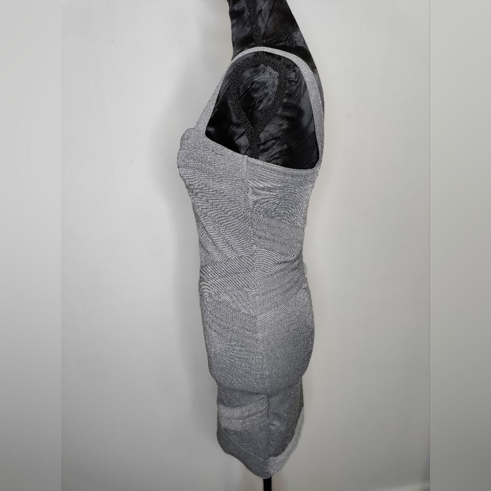 H&M Gray Ruched Bodycon Cocktail Dress - Picture 5 of 6